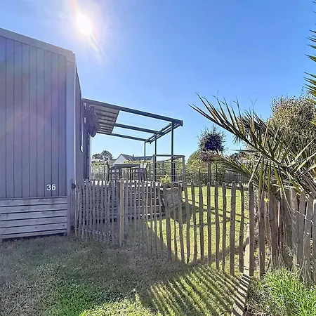 Mobil-home 6 Pers, 3 Chambres, Piscine Chauffee, A 200m, Terrasse Couverte - Fr-1-361a-12 * Jullouville-les-Pins